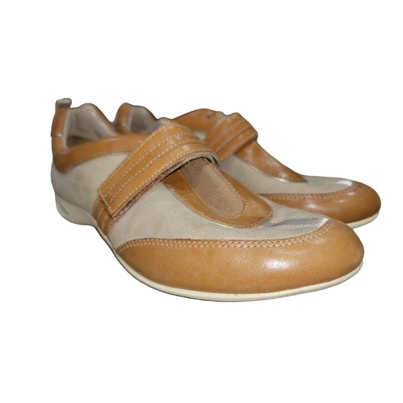 Cole Haan Shoes - Cole Haan Women's NikeAir‎ Brown Leather Casual Comfort Sneakers Shoes Size 6 B